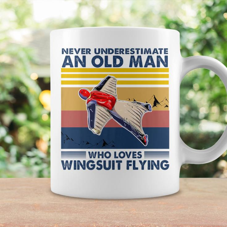 Never Underestimate An Old Man Who Loves Wingsuit Flying Coffee Mug Gifts ideas