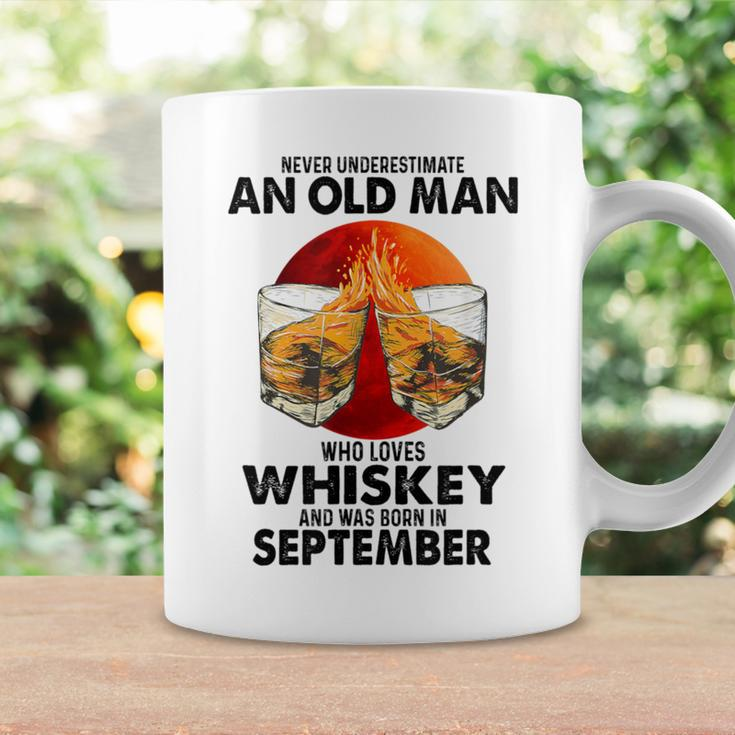 Never Underestimate An Old September Man Who Loves Whiskey Coffee Mug Gifts ideas