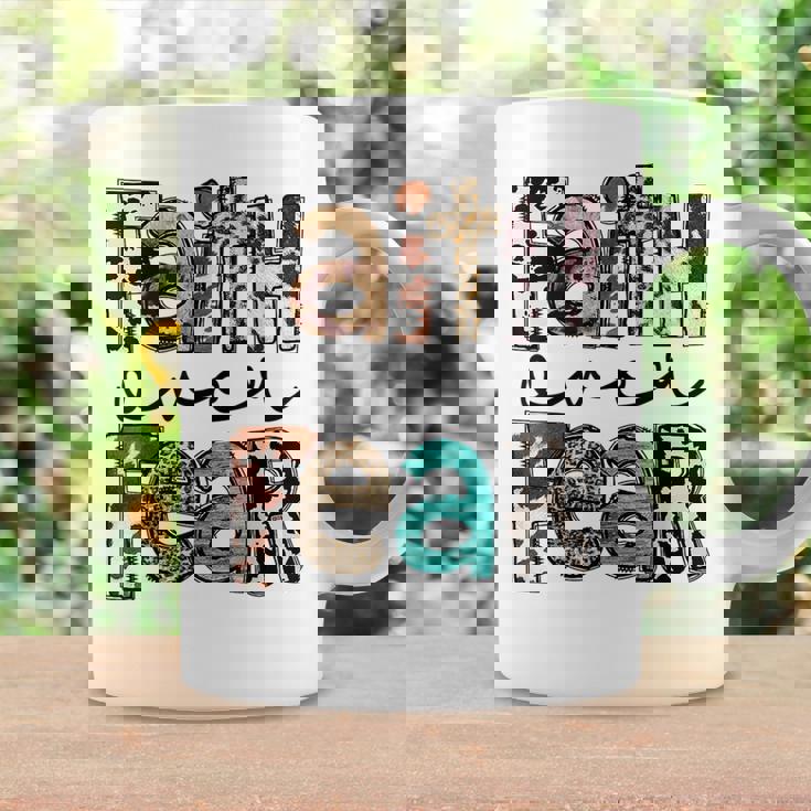 Western Cowhide Leopard Jesus Christian Faith Over Fear Faith Funny Gifts Coffee Mug Gifts ideas