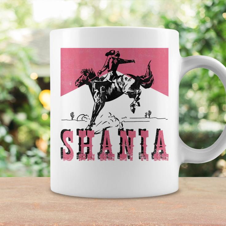 Western Shania First Name Punchy Cowboy Cowgirl Rodeo Style Coffee Mug Gifts ideas