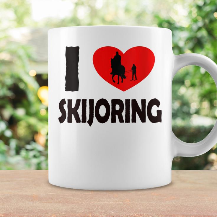 Winter Sport With Horse I Love Skijoring Coffee Mug Gifts ideas