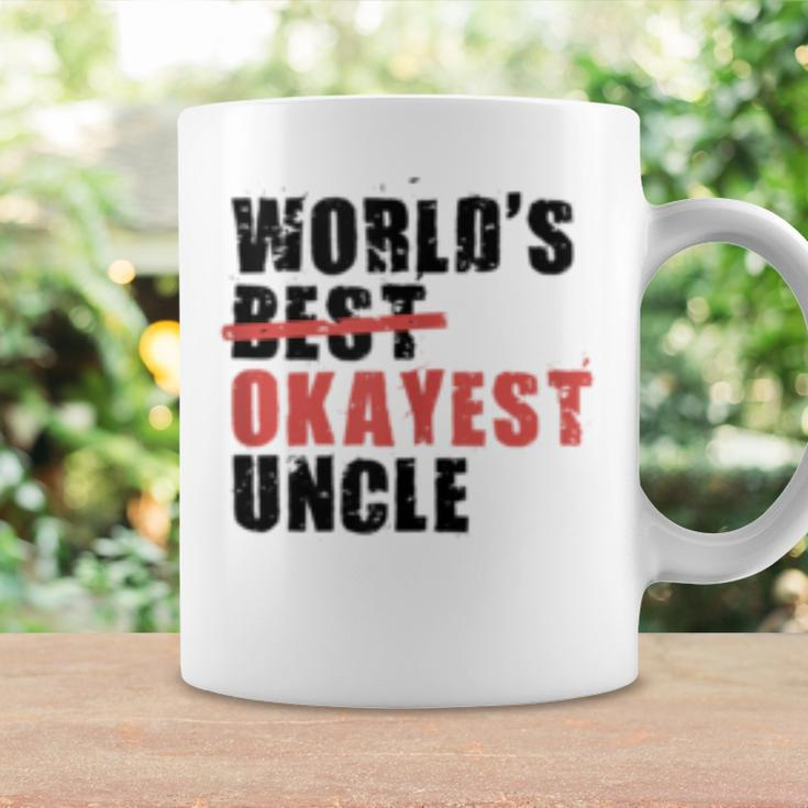 Worlds Best Okayest Uncle Acy014a Coffee Mug Gifts ideas