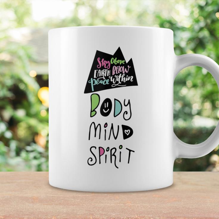 Yoga Tanks Body Mind Spirit Meditation Class Teacher Coffee Mug Gifts ideas