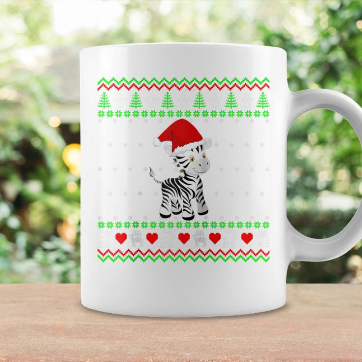 Zebra Ugly Christmas Sweater Coffee Mug Gifts ideas