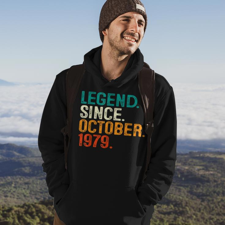 44 Years Old 44Th Birthday Legend Since October 1979 Hoodie Lifestyle