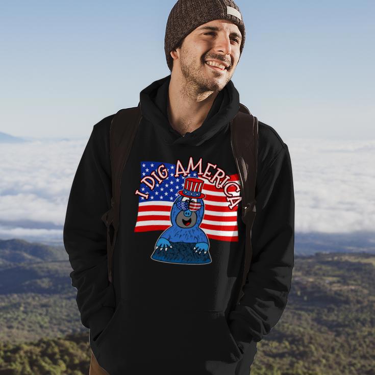 4Th July Mole I Dig America Independence Day Hoodie Lifestyle