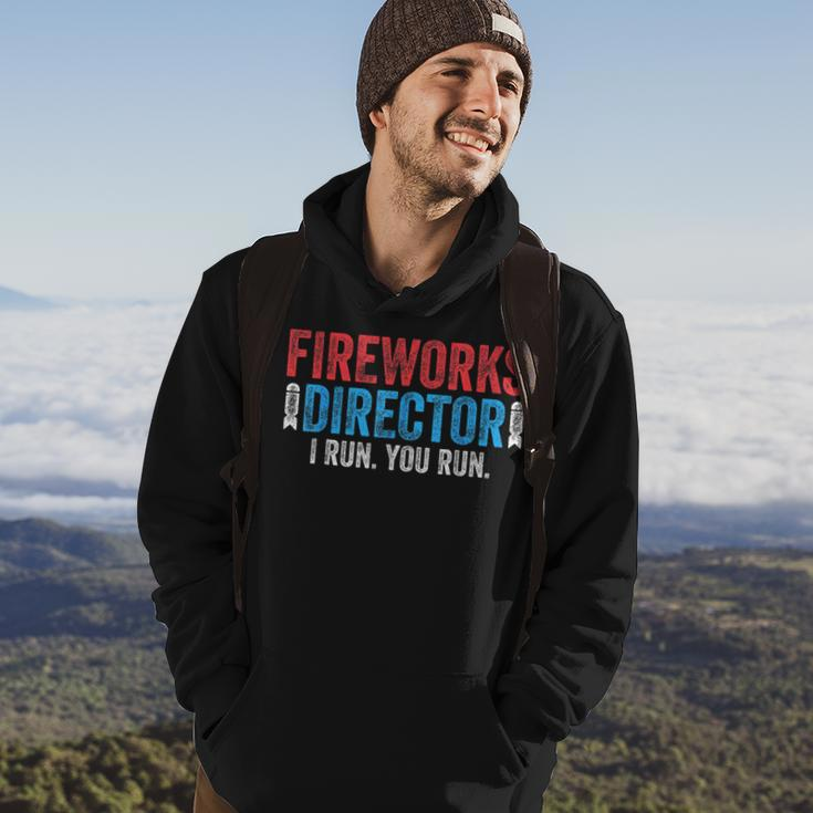 4Th Of July Fireworks Director I Run You Run Hoodie Lifestyle