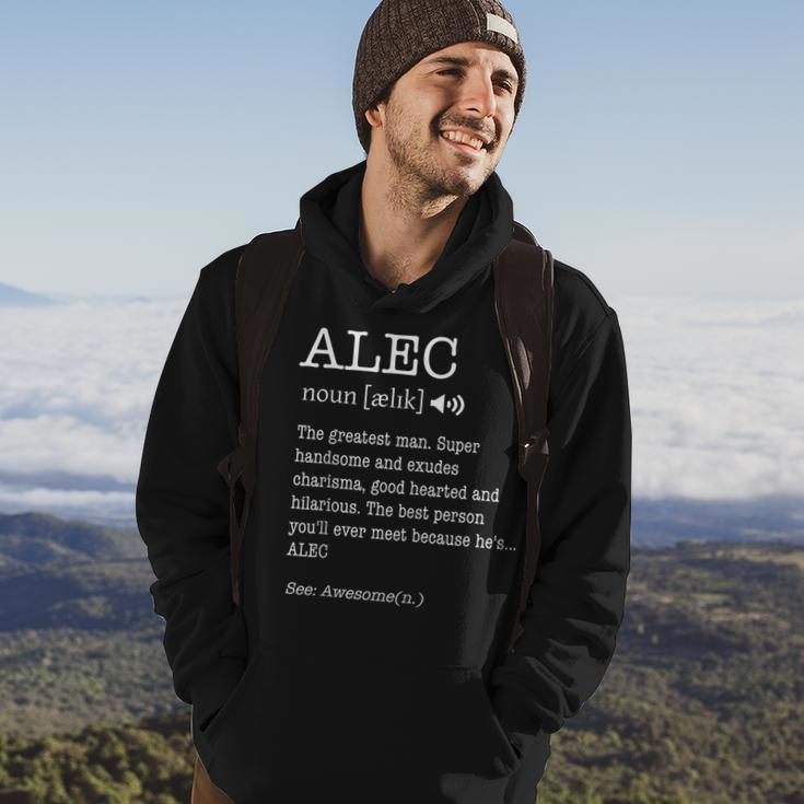 Alec Funny Adult Mens Name Definition Personalized Hoodie Lifestyle