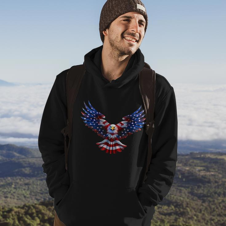 American Eagle Flag Usa 4Th Of July Hoodie Lifestyle