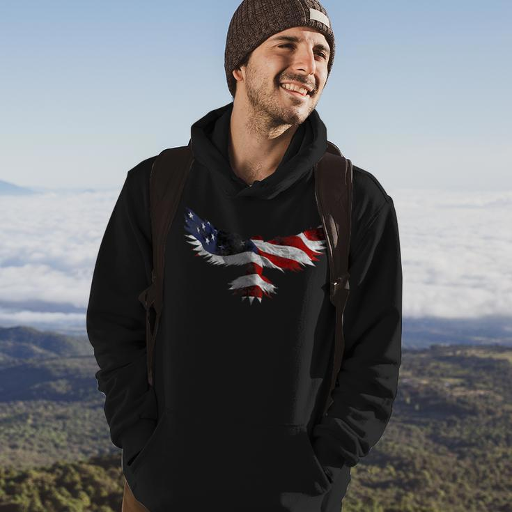 American Flag Eagle Usa 4Th Of July Patriotic Hoodie Lifestyle