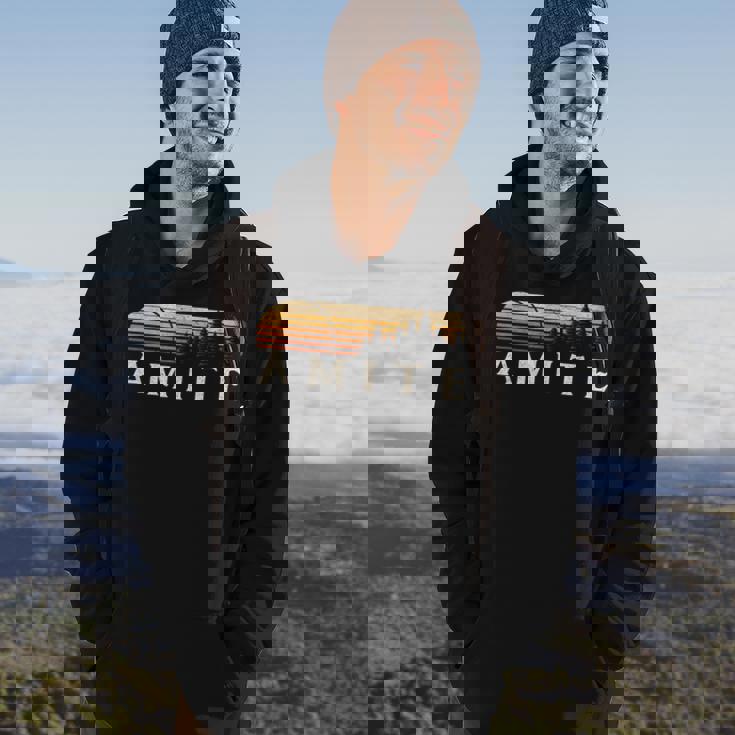 Amite La Vintage Evergreen Sunset Eighties Retro Hoodie Lifestyle Amite La Vintage Evergreen Sunset Eighties Retro Hoodie Lifestyle