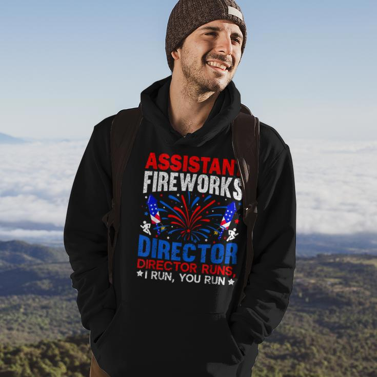 Assistant Fireworks Director Usa Independence Day July 4Th Hoodie Lifestyle