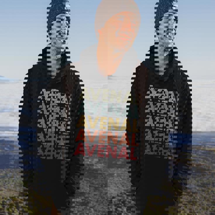 Avenal California Avenal Ca Retro Vintage Text Hoodie Lifestyle