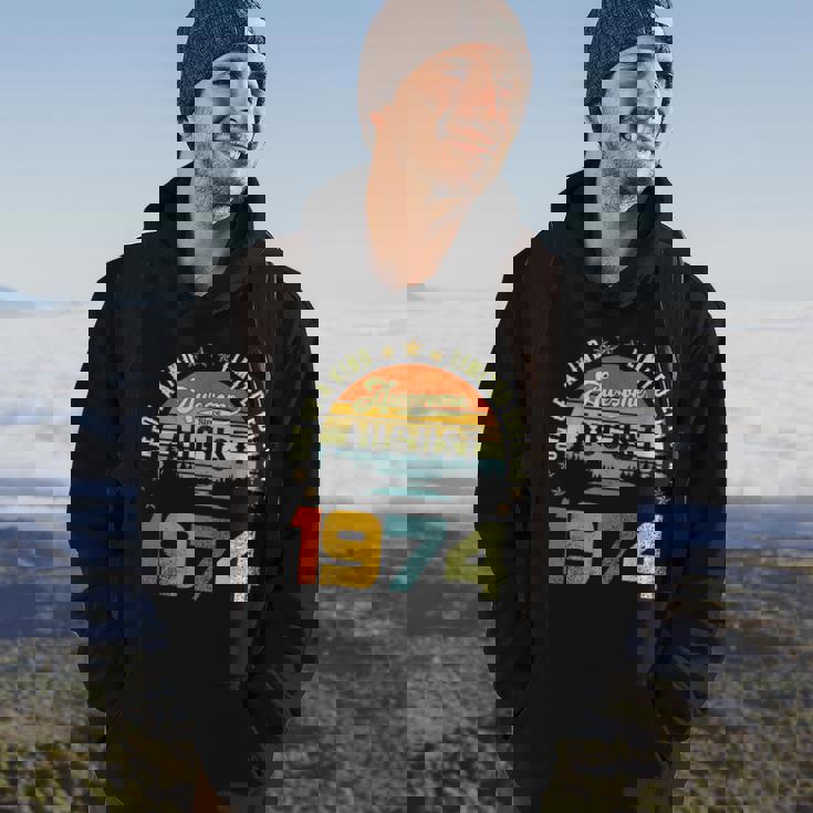 Awesome Since August 1974 One Of A Kind Limited Edition Hoodie Lifestyle