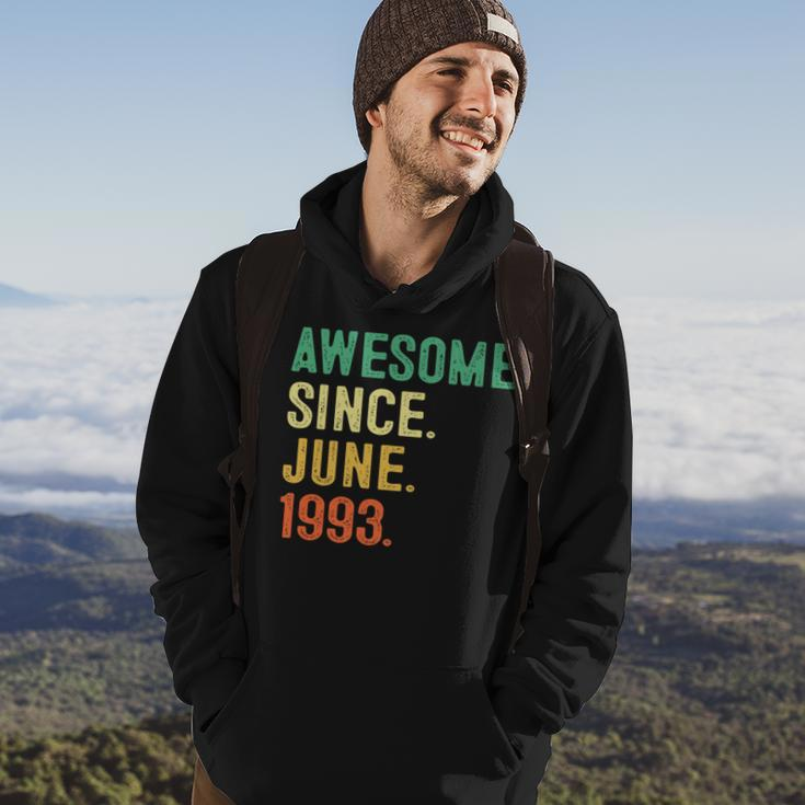 Awesome Since June 1993 30Th Birthday 30 Years Old Gifts Men Hoodie Lifestyle