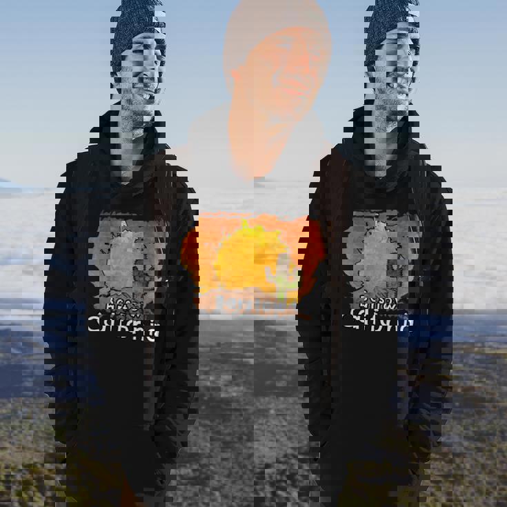 Barstow California Desert Sunset Hoodie Lifestyle