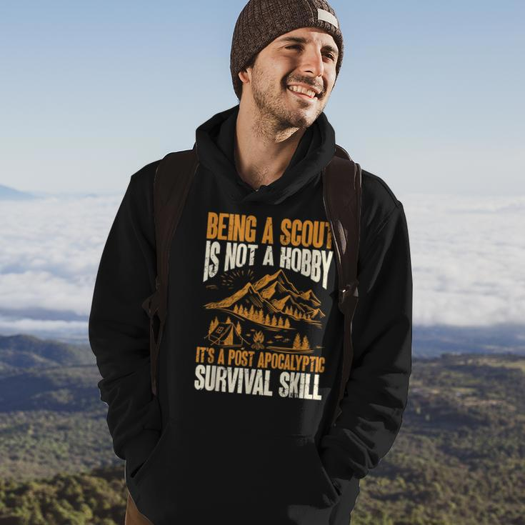 Being A Scout Its A Post Apocalyptic Survival Skill Hoodie Lifestyle