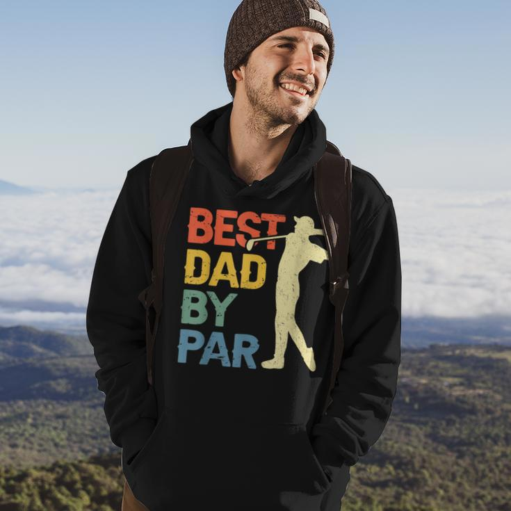 Best Dad By Par Daddy Fathers Day Gift Golf Lover Golfer Hoodie Lifestyle