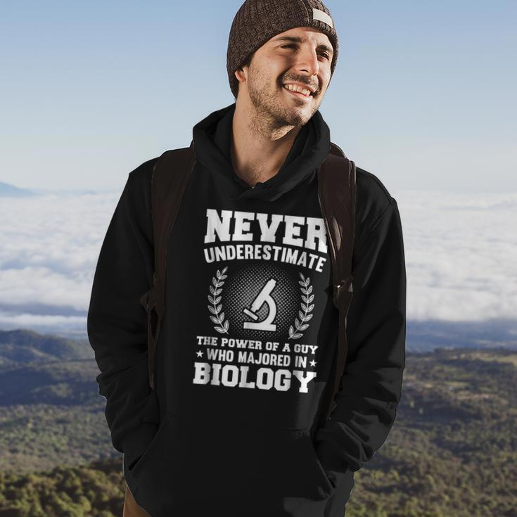 Biology Major Gift | Never Underestimate Gift For Mens Hoodie Lifestyle