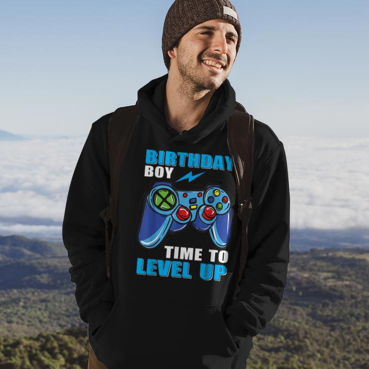 Birthday Boy Time To Level Up Video Game Boys Hoodie Lifestyle