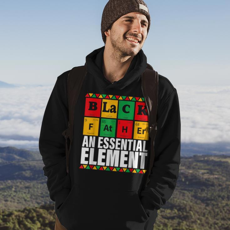 Black Father The Essential Element Fathers Day Funny Dad Hoodie Lifestyle
