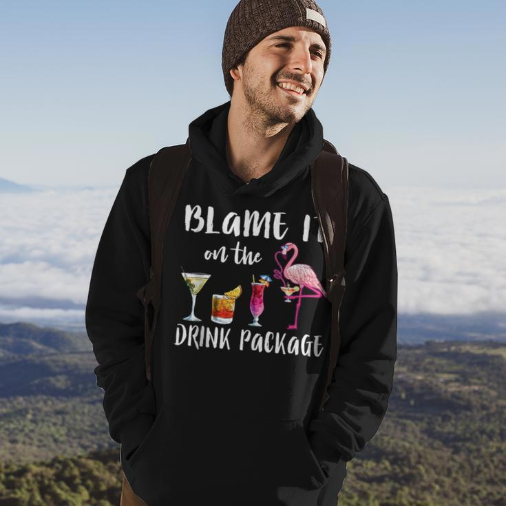 Blame It On The Drink Package Cruise Vacation Cruising Hoodie Lifestyle