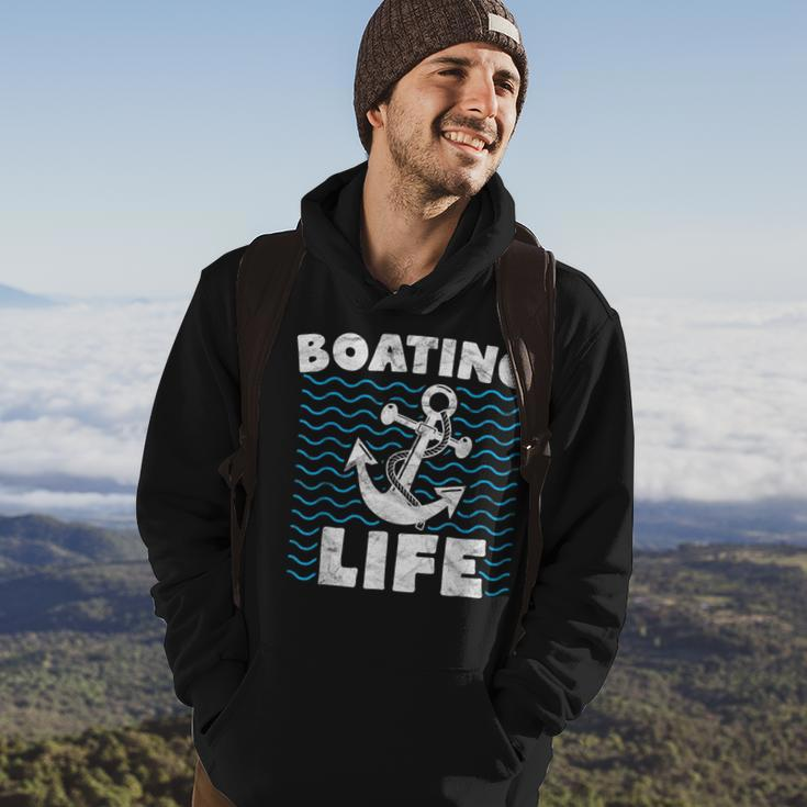 Boating Men Anchor Sailing Gift Hoodie Lifestyle