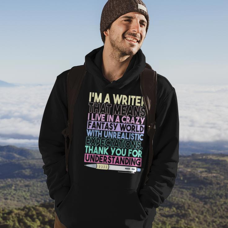Book Author Novelist | Im A Writer Writer Funny Gifts Hoodie Lifestyle