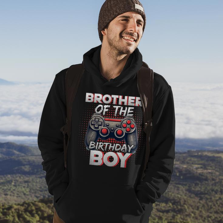 Brother Of The Birthday Boy Matching Gamer Birthday Party Hoodie Lifestyle