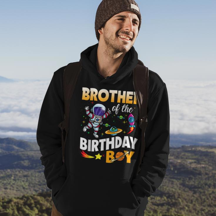 Brother Of The Birthday Boy Space Astronaut Birthday Family Hoodie Lifestyle