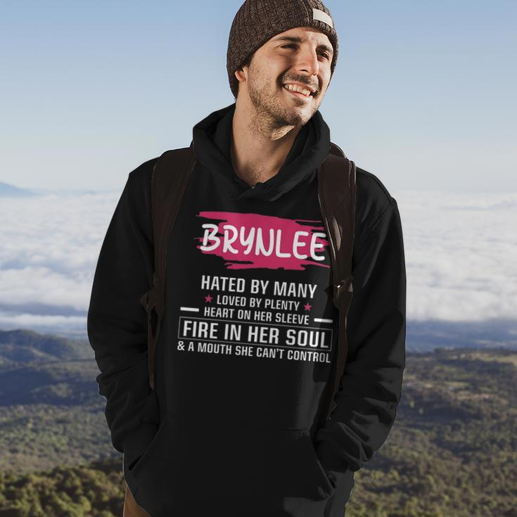 Brynlee Name Gift Brynlee Hated By Many Loved By Plenty Heart Her Sleeve V2 Hoodie Lifestyle