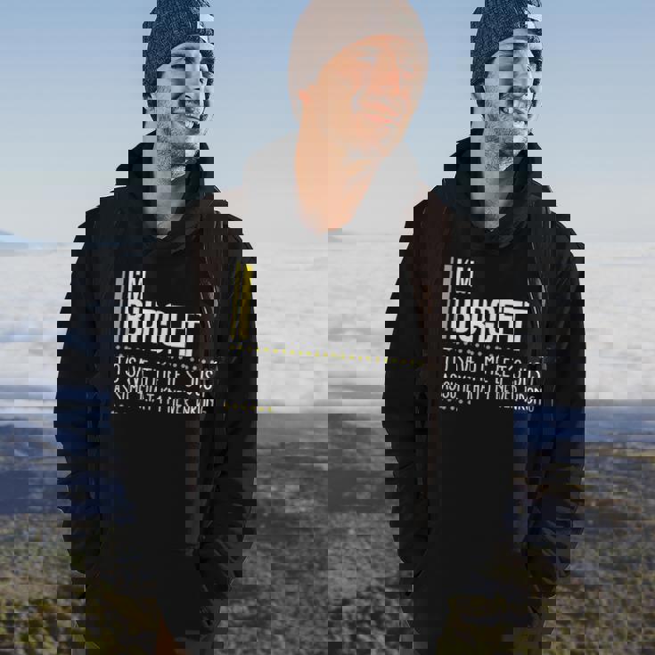 Burgett Name Gift Im Burgett Im Never Wrong Hoodie Lifestyle