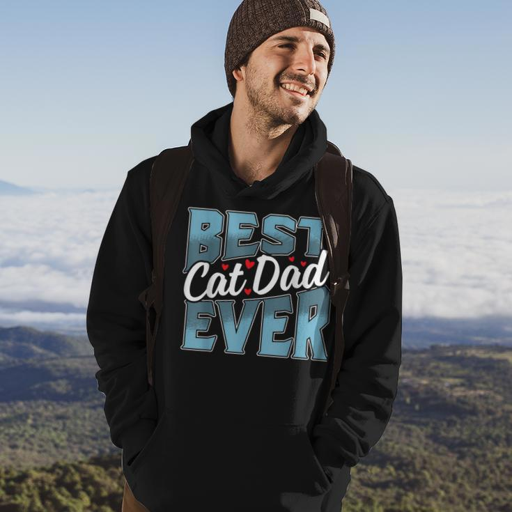 Cat Dad Gift Idea For Fathers Day Best Cat Dad Ever Hoodie Lifestyle