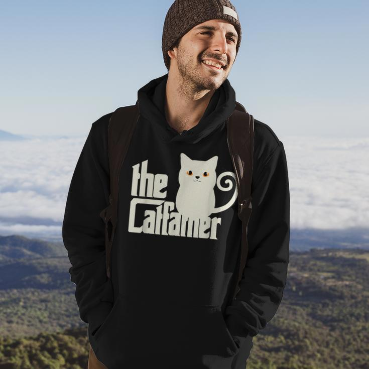 Cat Dad The Catfather Funny Cats Kitten Hoodie Lifestyle