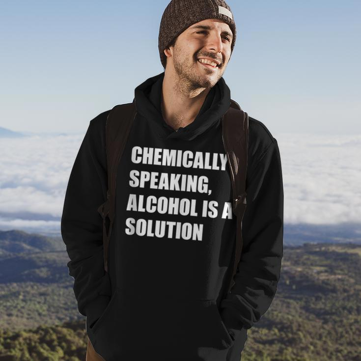 Chemically Speaking Alcohol Is A Solution St Paddys Day Gift Hoodie Lifestyle