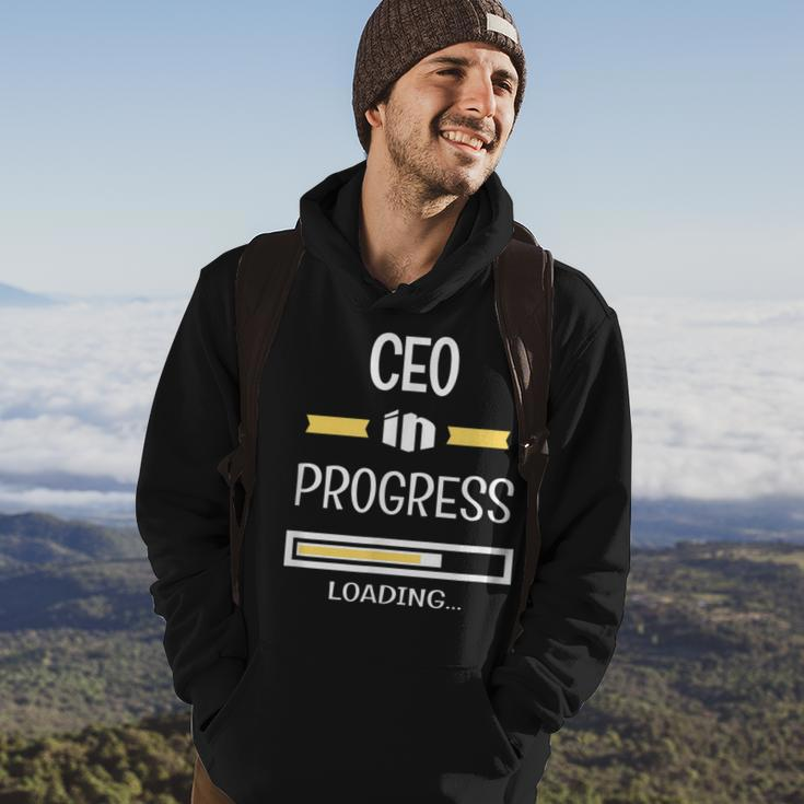 Chief Executive Officer In Progress Job Profession Hoodie Lifestyle