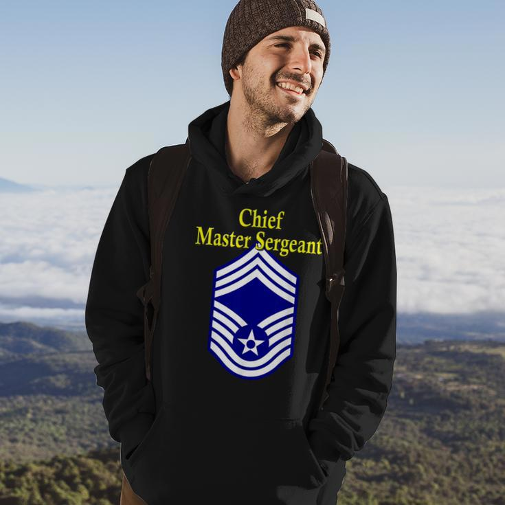 Chief Master Sergeant Air Force Rank Insignia Hoodie Lifestyle