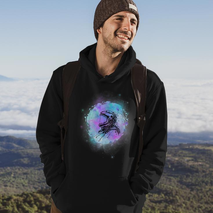 Colorful Space Astronaut Nebula Cloud Galaxy Space Funny Gifts Hoodie Lifestyle