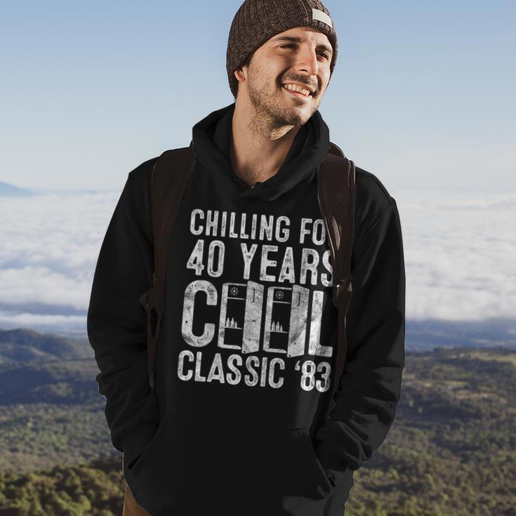 Cool Classic 1983 Vintage 40Th Birthday Gifts 40 Year Old Hoodie Lifestyle