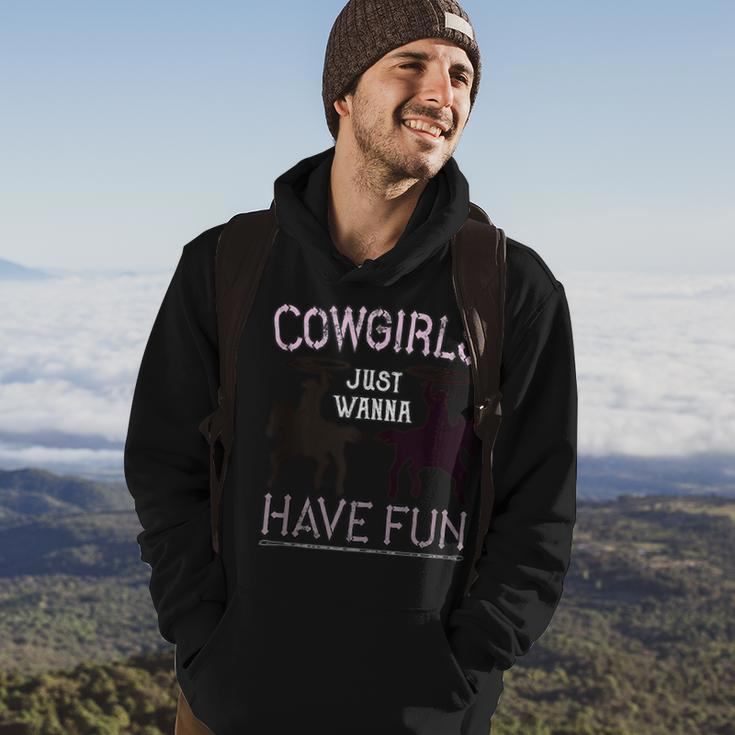 Cowgirls Just Wanna Have Fun For Cowgirls Hoodie Lifestyle