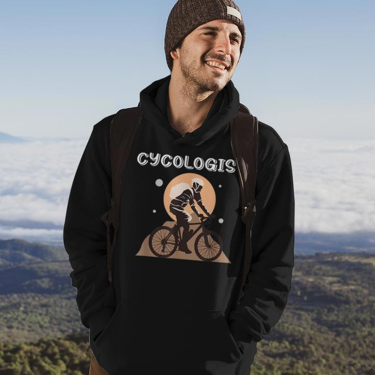 Cycologist Retro Vintage Cycling Funny Bicycle Lovers Gift Cycling Funny Gifts Hoodie Lifestyle