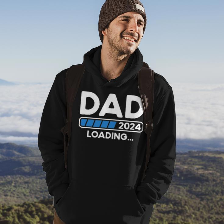 Dad 2024 Loading Pregnancy 2024 Father To Be Soon To Be Dad Hoodie Lifestyle