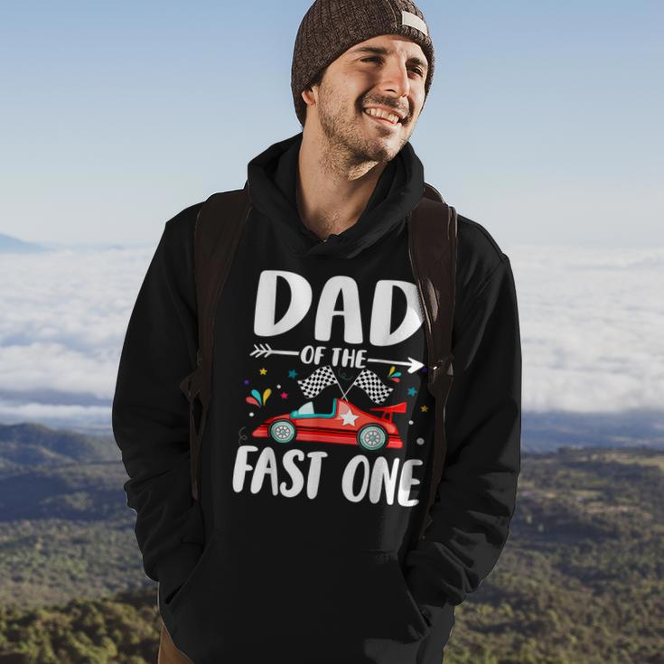 Dad Of The Fast One Birthday 1St Race Car Family Matching Hoodie Lifestyle