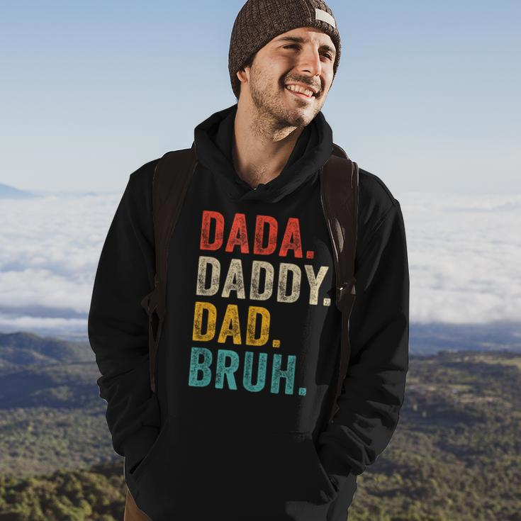 Dada Daddy Dad Bruh Fathers Day Funny Vintage Retro Hoodie Lifestyle