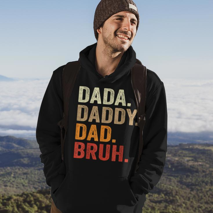 Dada Daddy Dad Bruh Fathers Day Vintage Father Funny Hoodie Lifestyle