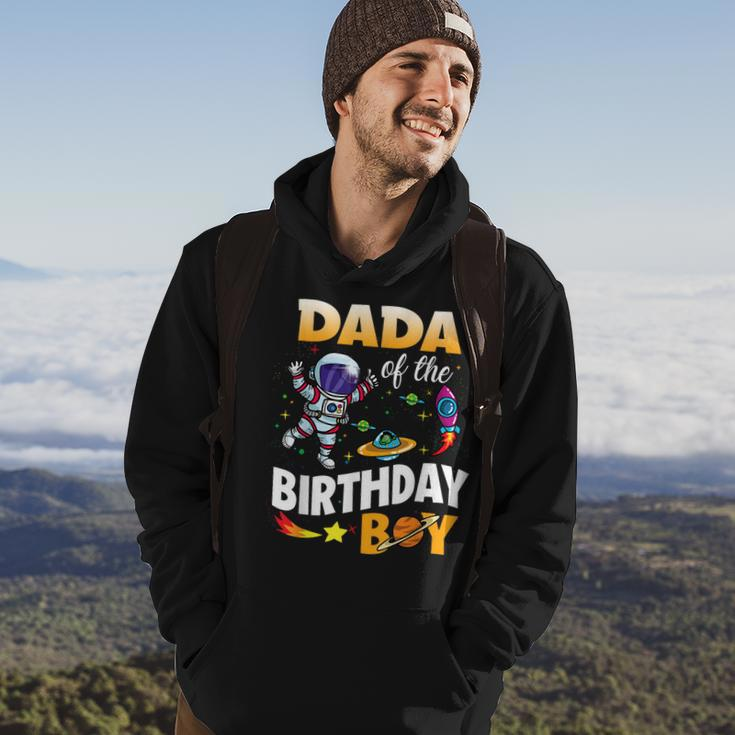 Dada Of The Birthday Boy Space Astronaut Birthday Family Hoodie Lifestyle