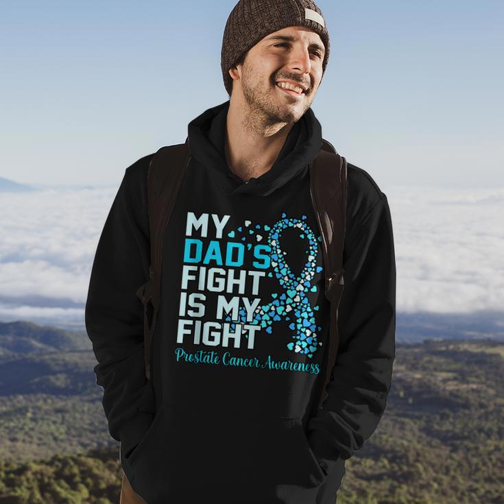Dads Fight Is My Fight Prostate Cancer Awareness Graphic Hoodie Lifestyle