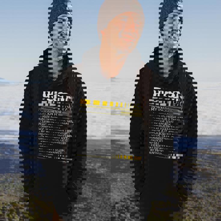 Dickson Name Gift Dickson Facts V3 Hoodie Lifestyle
