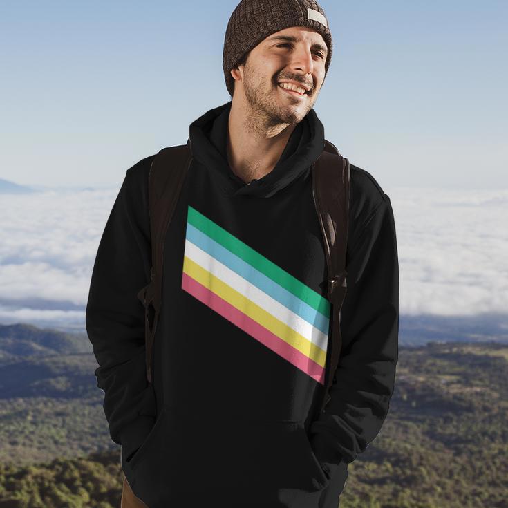 Disability Pride Flag Hoodie Lifestyle