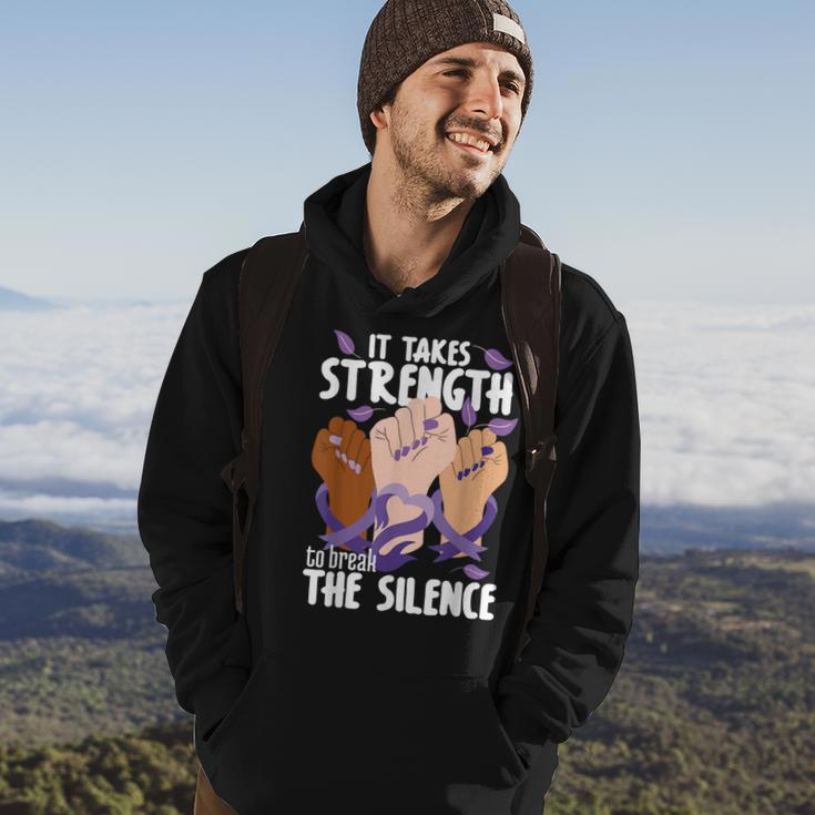 Domestic Violence Awareness Break The Silence Hoodie Lifestyle